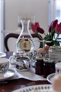 Breakfast in style breakfast table in london serviced apartment