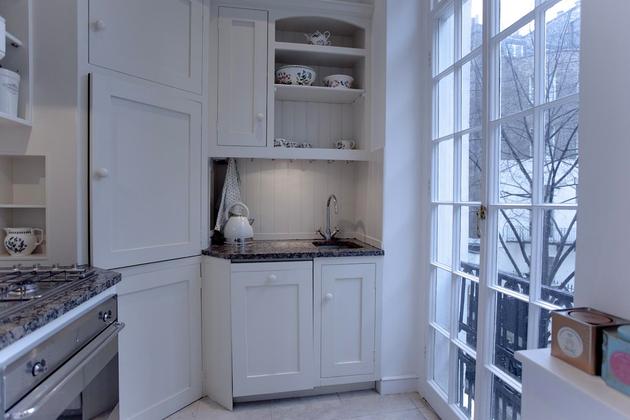 kitchen in serviced apartment