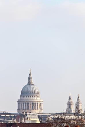 View of St Pauls from vacation rental in London