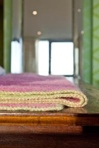 colorful towels in Clerkenwell holiday flat