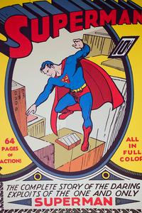superman poster in london aparthotel