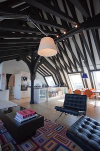 open living space in family accommodation in london