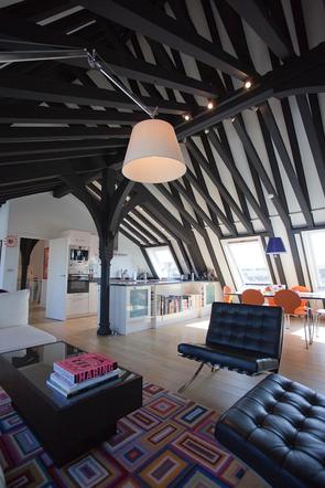 open living space in family accommodation in london