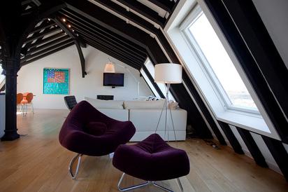 chic furniture in london holiday flat