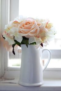 flowers in jug