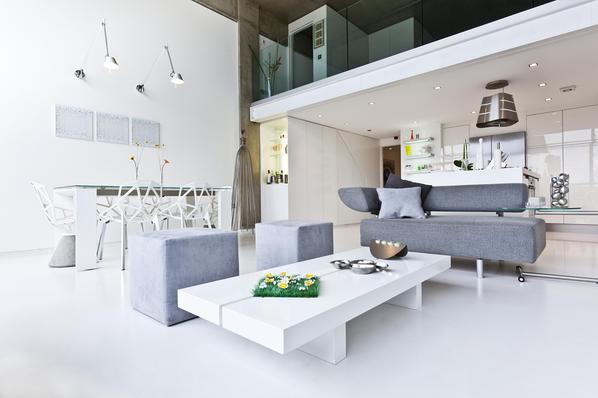 stylish sitting room in london holiday flat